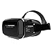Tepoinn 3D VR Glasses Headset with Adjustable Lens and Strap for 3.5-5.5-Inch Smart Phones