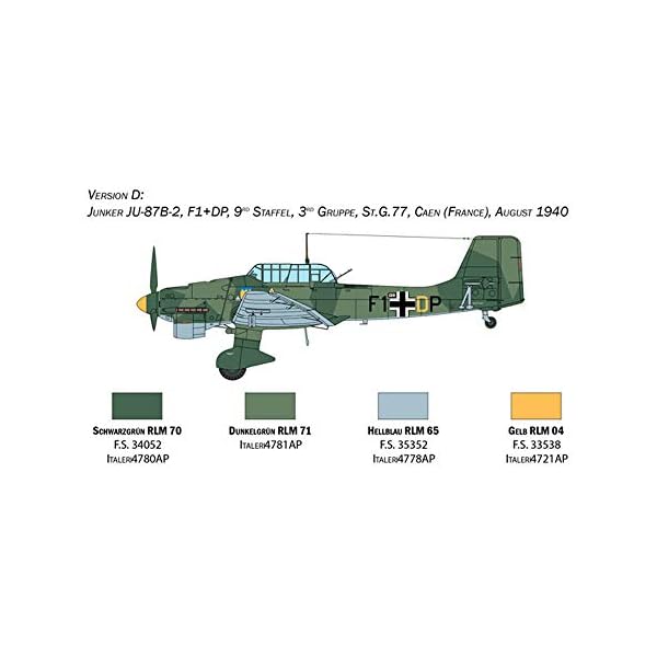 Italeri 2807S 1:48 Junkers JU-87B Stuka Bat.o.Brit, Modellbau, Bausatz, Standmodellbau, Basteln, Hobby, Kleben… – Bild 7
