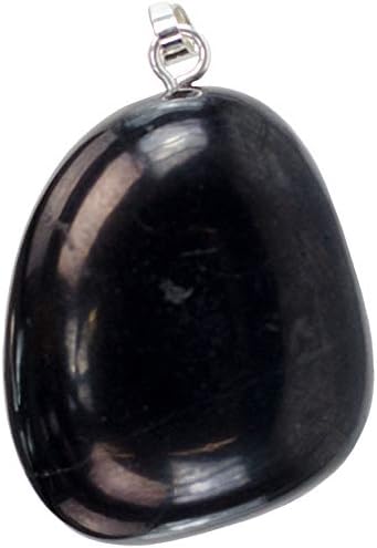 Polished Tumble Stone Pendant - Shungite