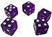 Brybelly Dice (100 Count), Purple, 19mm