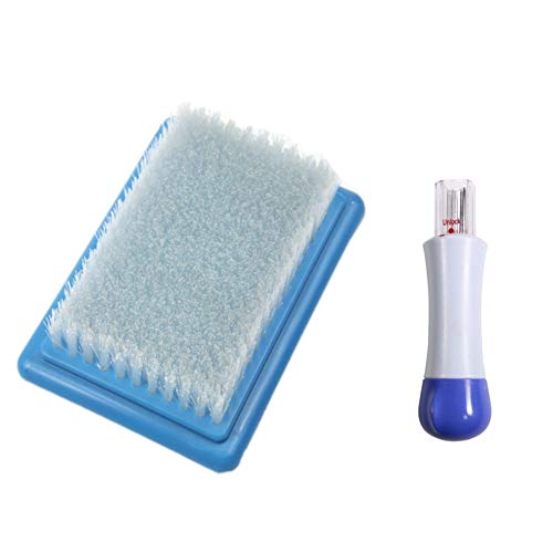 SUNREEK Felting Needle Tool with Seven Needle & Felting Needle Mat Brush Embroidery Stitching Punch Craft Tool Large