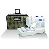 Brother LB6800PRW Project Runway Computerized Embroidery and Sewing Machine with Included Rolling Carrying Case