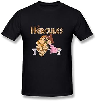 Amazon カイアンメンズの漫画フィルムヘラクレスとメガラのtシャツ Size M Reyes 練習用品