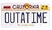 ASVP Shop Outatime License Plate for Delorean Movie Prop Merchandise Memorabilia