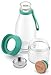 Ello Zest Glass Water Infuser with Leak-Proof Lid, 20 oz, Mint