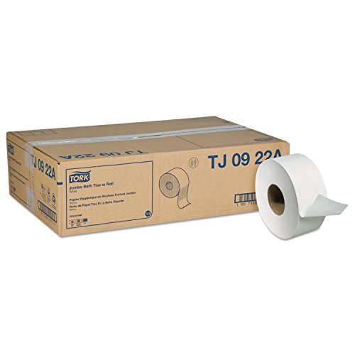 UPC 732866187303, Tork Universal TJ0922A Jumbo Bath Tissue Roll, 2-Ply, 8.8&quot; Dia., 3.55&quot; Width x 1,000&#39; Length, White (Case of 12 Rolls, 1,000 per Roll, 12,000 Feet)