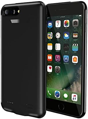 iPhone 7Plus Battery Case, Regalll Slim External Rechargeable Protective Portable Charging Case Charger Cover for iPhone 7 plus Juice Bank Power Pack 4200mAh (iPhone 7 plus (5.5") Black)