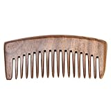 Binmer(TM)Natural Green Sandalwood Comb Wooden Massage Present Comb