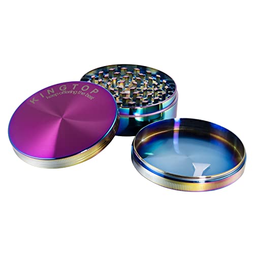 KINGTOP Spice Grinder Large 3.0 Inch Colorful Pricepulse