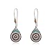 Myhouse Bohemian National Style Hollow Water Drop Shaped Alloy Long Earrings
