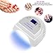 MINI LOP 64W Rechargeable Pro LED Gel Nail UV Light UV LED Nail Lamp Cordless Led Light for Nails(White)