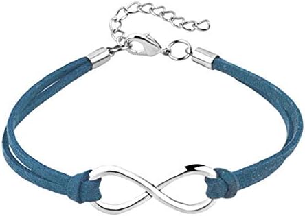 Infinite MemoriesInfinity Endless Love Hope Handmade Leather Wrap Wristband Adjustable Bracelets Multi Color