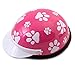 Helmet for Biker Dogs, Pet Accessory - Pink Paws for small dogs 5-10 lbs.