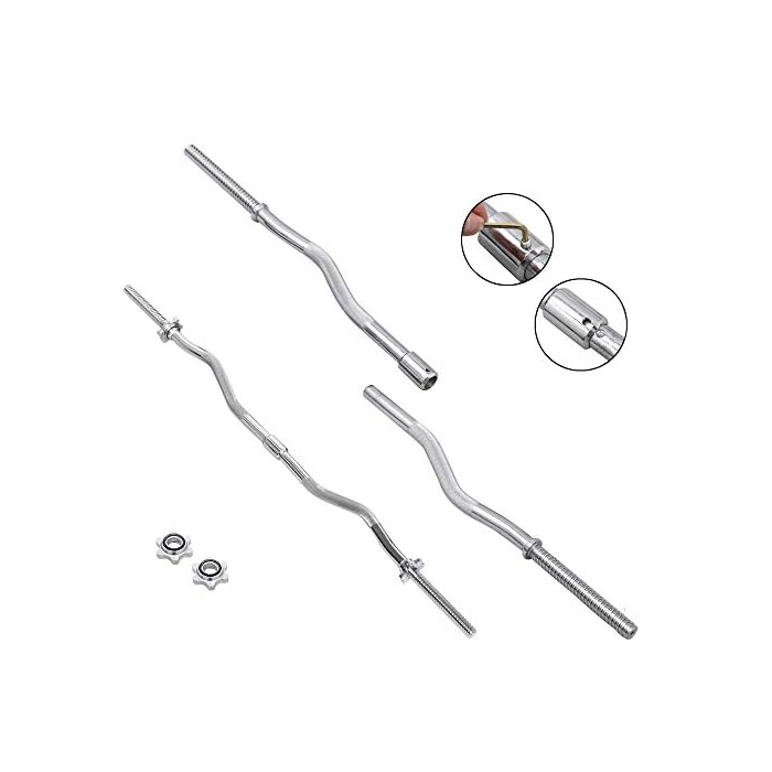 Yaheetech 55lb Olympic Barbell Dumbbell Weight Set Gym Lifting Exercise