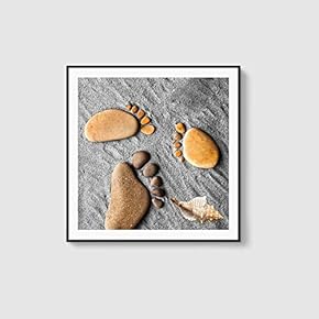 Framed Canvas Home Artwork Decoration Beautiful Flower Canvas Wall Art for Living Room, Bedroom - 16x16 inches