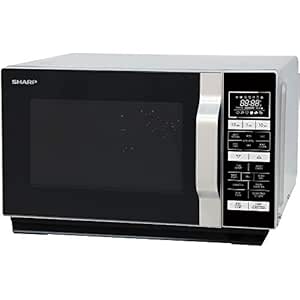 SHARP R860SLM Horno Microondas 25 litros Capacidad de Plata 900 W ...