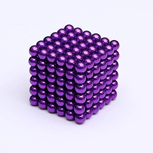 Zan Creative Magnet Block Cube, Sculpture Building Toy For Desktop Leisure Travel, 216pcs-5mm, Five-Layer Plating Does Not Fade, Multiple Colors