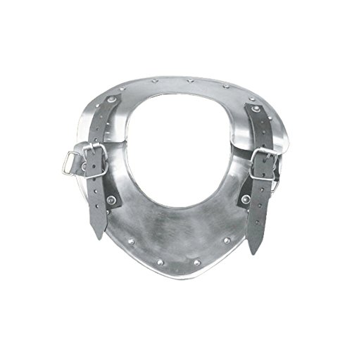 Armor Venue: Medieval Warrior Gorget Neck Body Armour Silver One Size