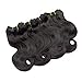 Selina Brazilian Hair Body Wave 4 Bundles With Closure Unprocessed Virgin Human Hair Bundles With Lace Closure 4x4 Free Part Natural Black (8