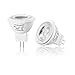 Sunix 10pcs 4.5W MR11 LED Bulbs, 2835 SMD LED, 190-210LM, Dimmable, Warm White, 3000K, 36 Degree Beam Angles, Recessed Spotlight Bulb LD893