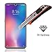 Ibywind Screen Protector for Xiaomi Mi 9 SE [Pack of 2] 9H Tempered Glass Protector with Back Carbon Fiber Skin Protector,Including Easy Install Kit