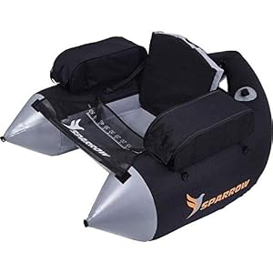 Sparrow Float Tube Adulte Unisexe, Noir/gris, Unique