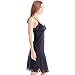 Ilusion 2012 - Lace Trim Satin Full Slip - Black, Size 36