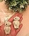 10pc Craft Mini Plush Teddy Bear Doll 4cm (H139-White) US Seller Ship Fast by www.embellishmentworld.com