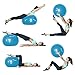 REEHUT Exercise Ball (55cm,65cm,75cm) for Fitness,Anti-Burst Yoga Ball Office Chair,Balance Ball,Extra Thick Stability Ball for Home, Gym,Physical Therapy, Pregnancy Quick Pump Included