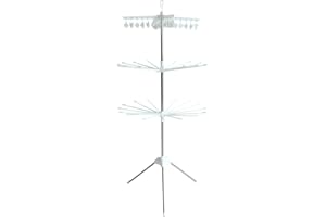 Tripod Clothes Drying Rack Laundry Coat Hanger Foldable Stand Pedestal Retractable Drying Rack