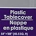 3-PACK DISPOSABLE PLASTIC TABLE COVERS/TABLECLOTHS (GRAY/GREY)