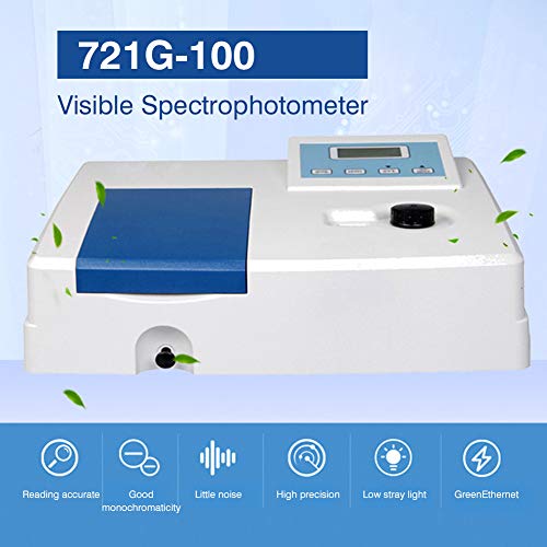 Wellish UV Spectrophotometer 721 Digital Display Visible Spectrophotometer Wavelength Range 340-1000nm Lab Spectrophotometer - Thumbnail 5