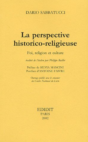 La  perspective historico-religieuse