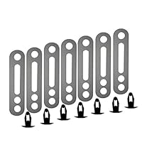 Holeyrail Peg Hook Lock Patented - Peghook Locks work with 1/4" hole Peg Board (50)