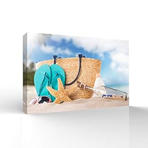 Wall26-Canvas Wall Art-Beach-Giclee Painting Wall Bedroom Living House...