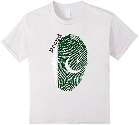 Kids Pakistan flag t-shirt - Pakistan National Flag 6 White