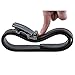Leather Belt for Men - Automatic Buckle Ratchet Slide Holeless - Long 50