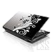 LSS 15 15.6 Inches Laptop Notebook Skin Sticker with 2 Wrist Pads - Reusable Cover Protector Vinyl Sticker Cover Decal Fits 13