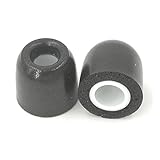 misodiko 5.5mm Replacement Memory Foam In-Ear Earbud Tips for BlueBuds X, X2, X3 and Freedom F5 Bluetooth Headphones with Sports Ear Fins, M550-V2 (3-Pairs, Small)