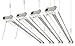 Hyperikon LED Shop Light, 4ft Utility Garage Light 38W Linkable with Pull Chain, Clear 4000K, 4 Pack