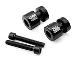 LUO Black Motorcycle Racing Sport Accessories Swingarm Spool Slider Swing Arm Bobbins Stand Fit for Suzuki GSXR 1000 2001-2008