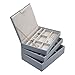 Stackers Dusky Blue Classic Jewelry Box - Set of 3