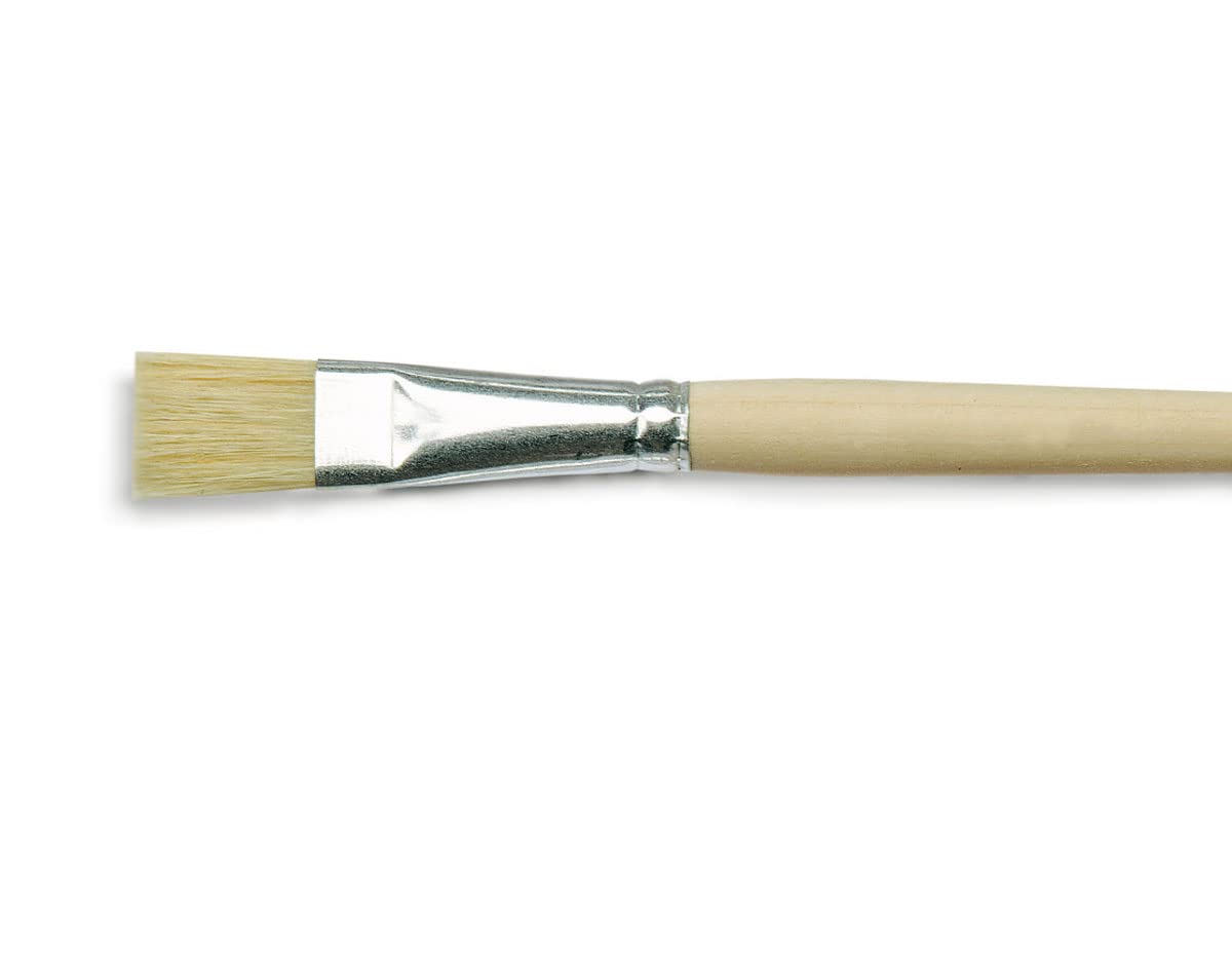 Kreul Hobby Line Flat Bristle Brush, Size 8, Single-Coloured