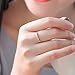 TIGRADE 2mm 4mm Titanium Ring Rose Gold Dome High Polished Wedding Band Comfort Fit Size 3-13.5 (2mm, 8.5)