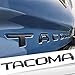 Auto Safety 3D Raised Tailgate Metal Letters for Toyota Tacoma 2016 2017 2018 2019 Tailgate Inserts (Matte Black) Toyota Tacoma Accessories