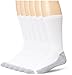 Hanes Men's FreshIQ™ Cushion Crew Socks 6-Pack White 12-14 / Shoe: 13-15