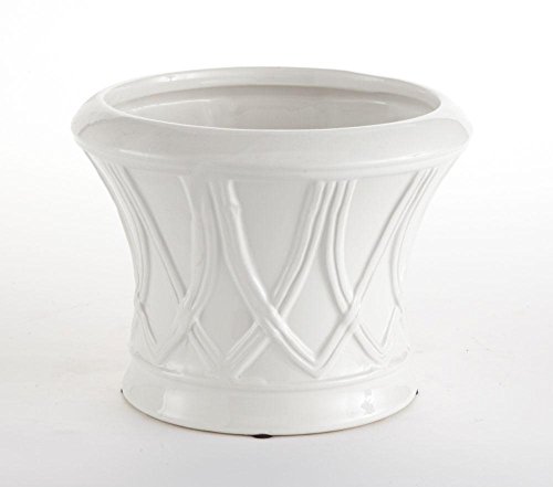 Hillingdon Tapered Cachepot, White