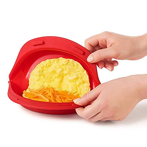 4 Omlette+Microwave+Silicone+Omelette+Steamer