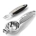 Gelindo Lemon Squeezer with Lemon Zester Grater - Heavy Duty - Easy To Use - Large Bowl, Silver