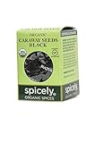 Spicely Organic Caraway Seeds, Nigella - Compact